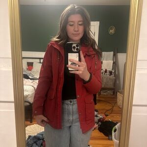 Eddie Bauer Women's Red Utility Jacket